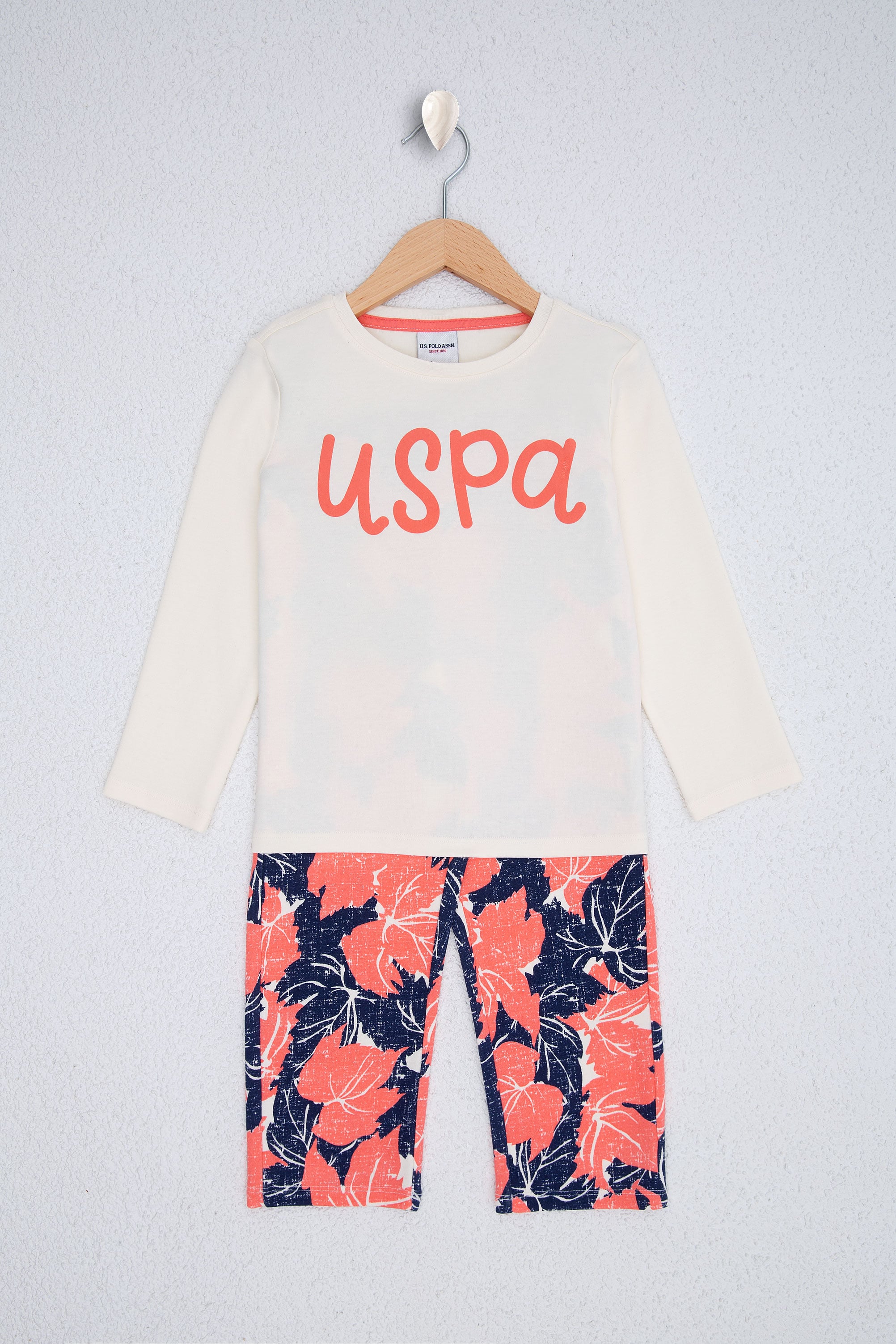 Kız Çocuk Beyaz Pijama - Image 1
