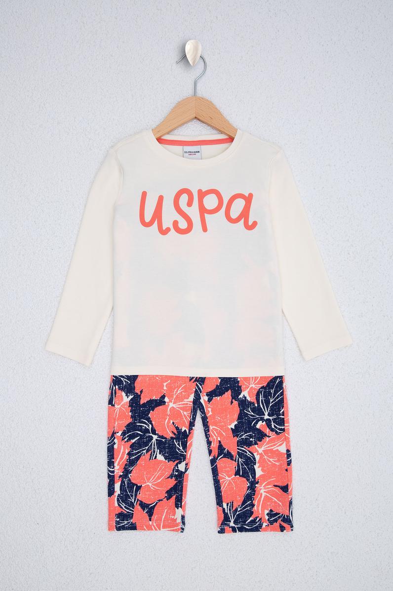 Kız Çocuk Beyaz Pijama