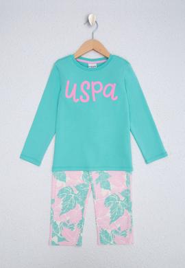 Kız Çocuk Yeşil Pijama - 50225959015