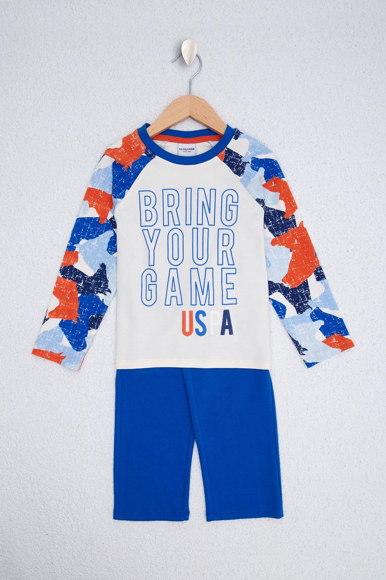 Erkek Çocuk Beyaz Pijama