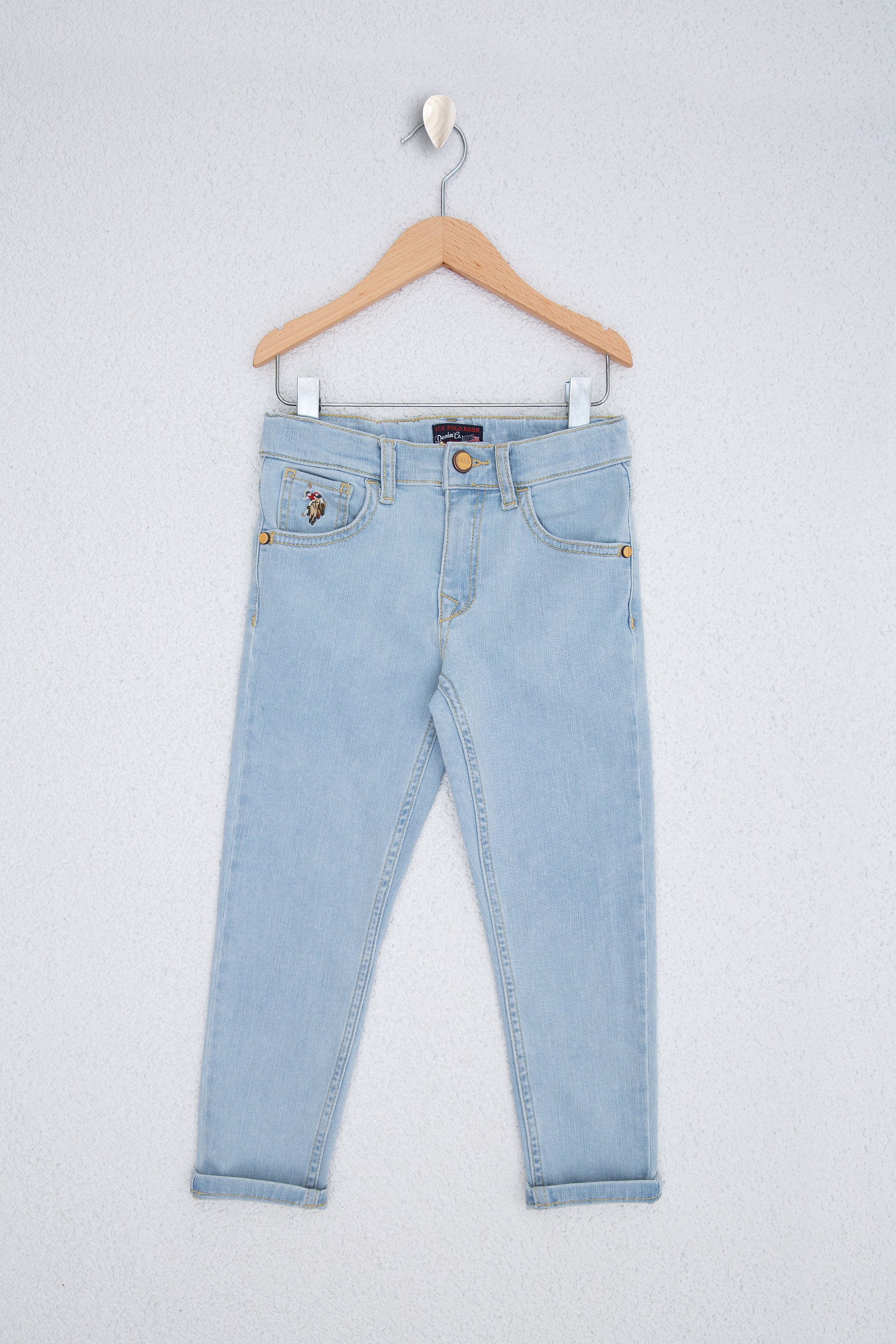 Erkek Çocuk Mavi Denim Pantolon