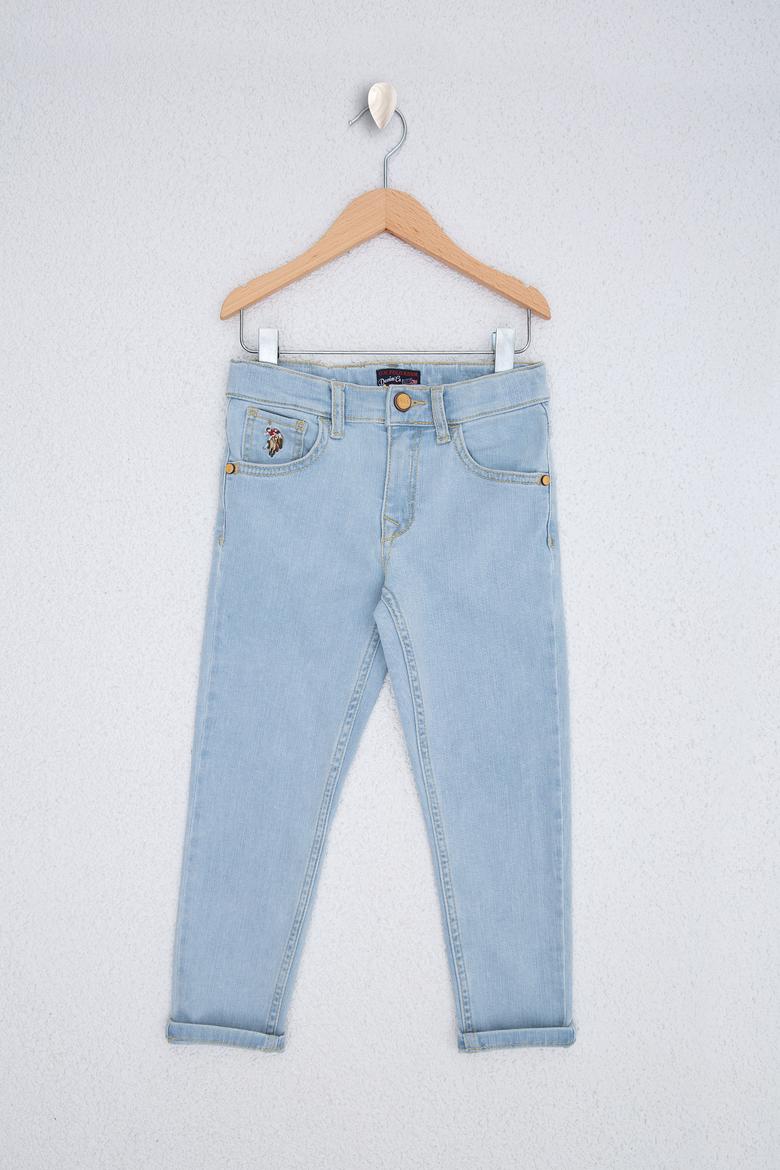 Erkek Çocuk Mavi Denim Pantolon