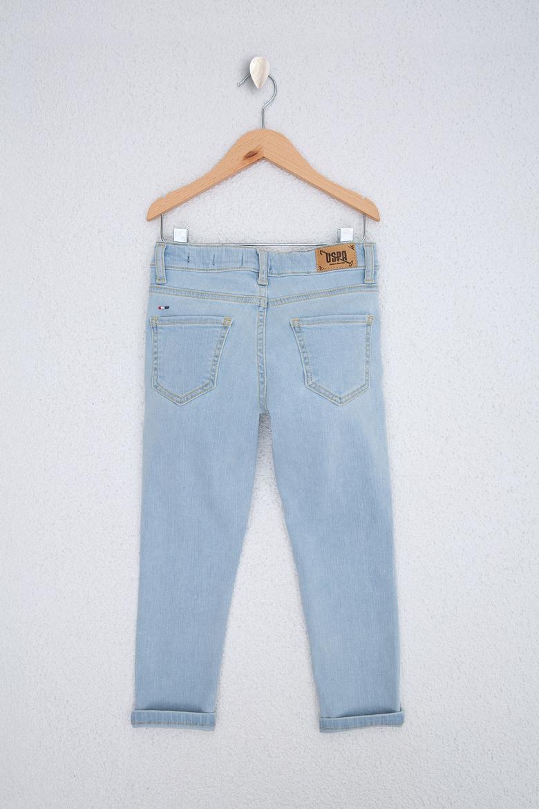 Erkek Çocuk Mavi Denim Pantolon - 50220384009