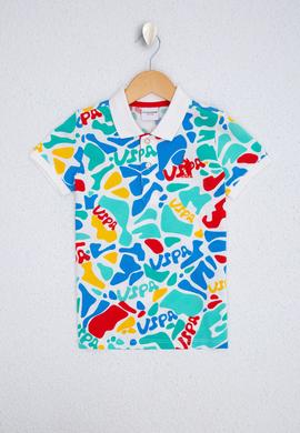 Erkek Çocuk Beyaz Polo Yaka Tişört - 50220333001