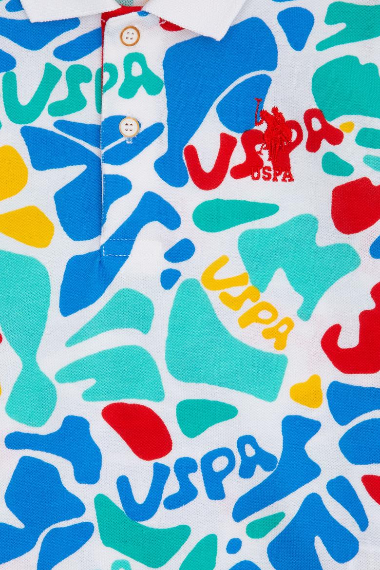 Erkek Çocuk Beyaz Polo Yaka Tişört - 50220333001