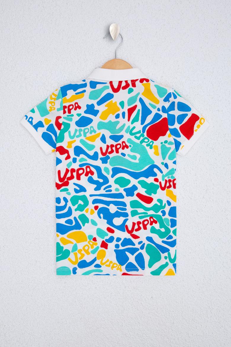 Erkek Çocuk Beyaz Polo Yaka Tişört - 50220333001