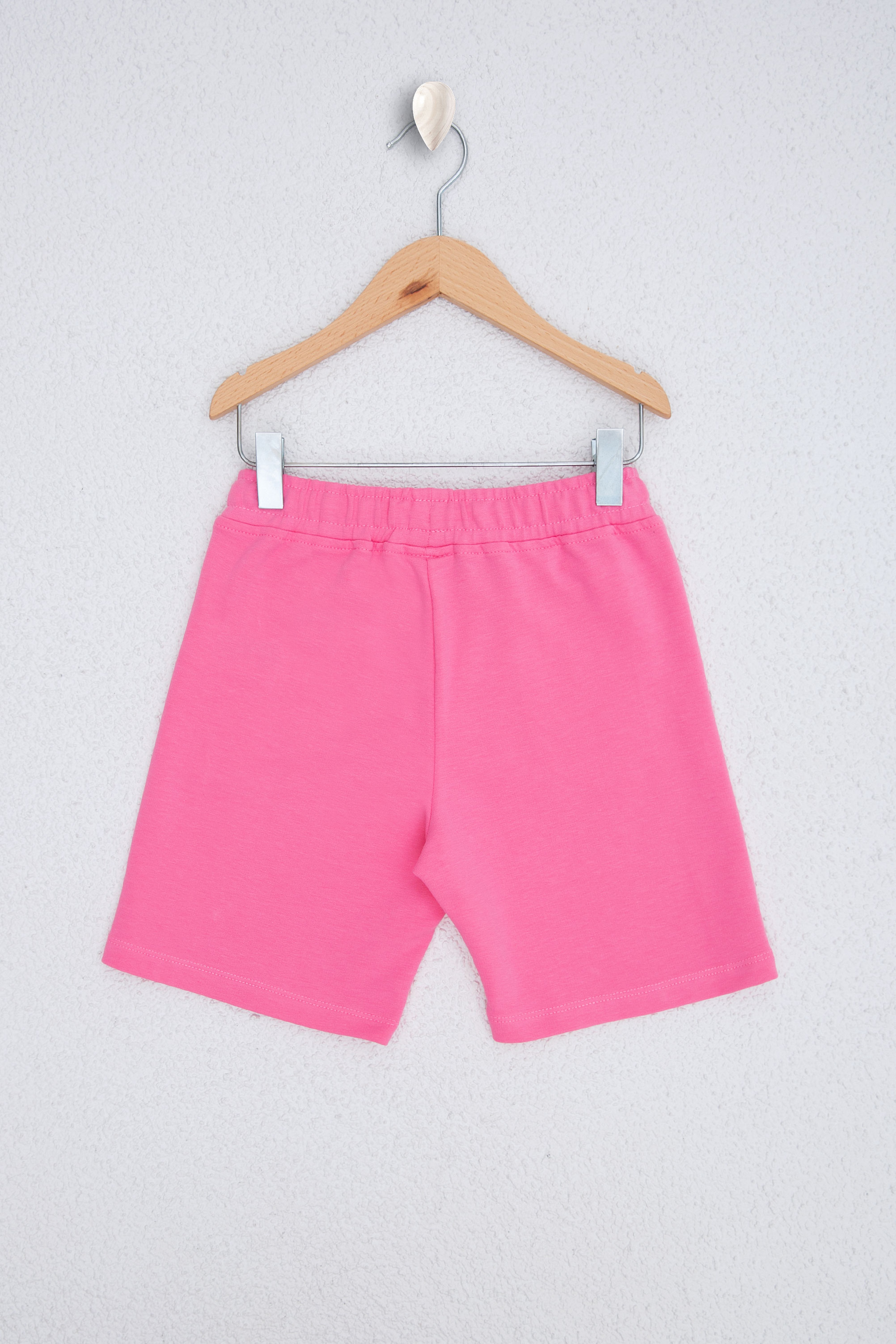 Çocuk Pembe Örme Şort