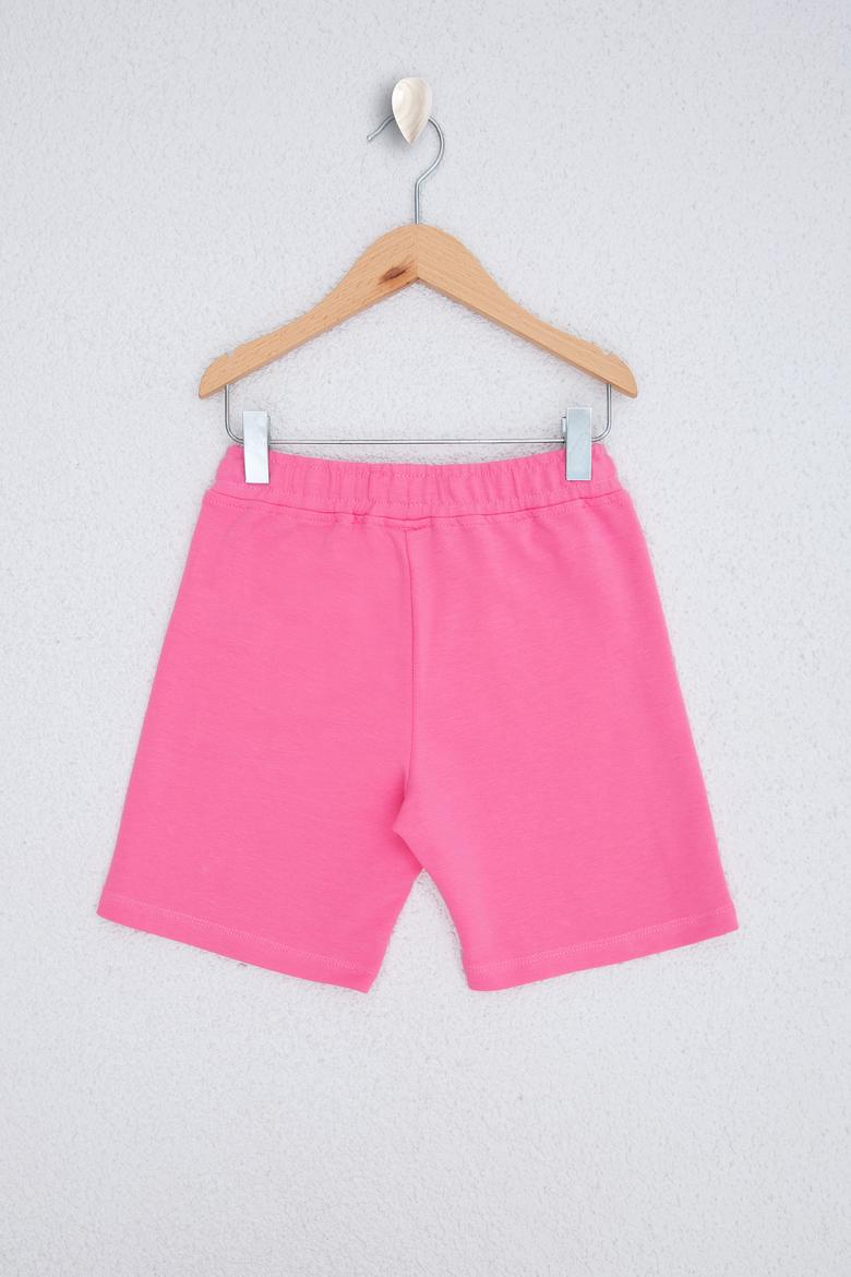 Çocuk Pembe Örme Şort - 50220355001