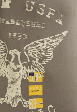 Erkek Haki Polo Yaka T-Shirt - 50219189024