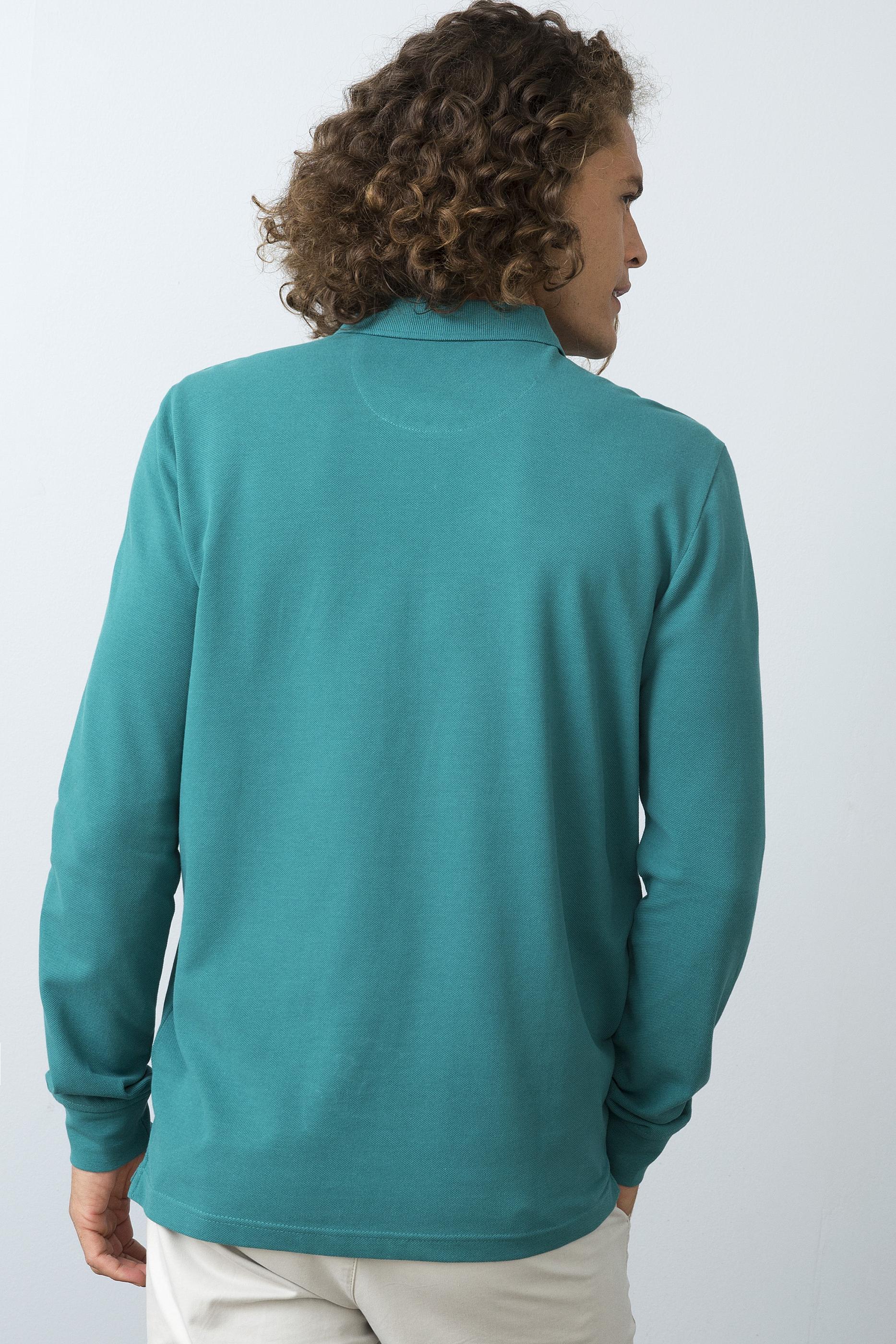 Erkek Yeşil Sweatshirt Basic