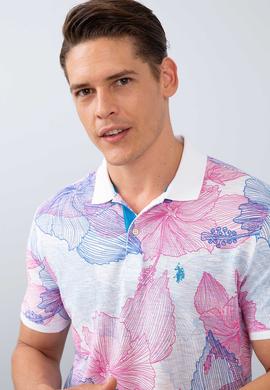 Erkek Koyu Pembe Polo Yaka T-Shirt - 50200025011