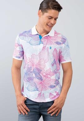 Erkek Koyu Pembe Polo Yaka T-Shirt - 50200025011