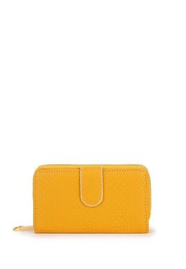Kadın Sarı Cüzdan - 50222374002