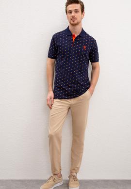 Erkek Lacivert Polo Yaka Tişört - 50219192004