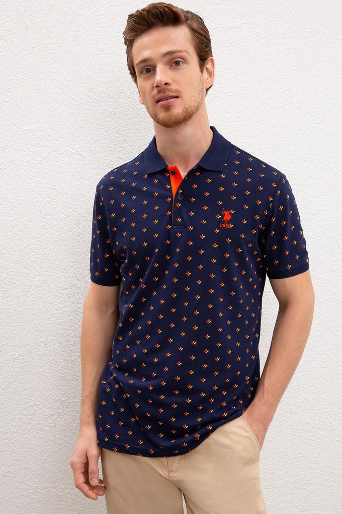 Erkek Lacivert Polo Yaka Tişört