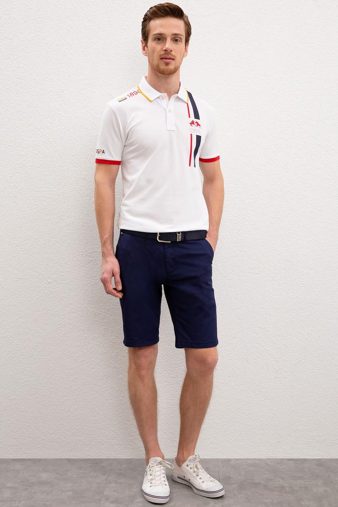 Erkek Lacivert Dokuma Şort