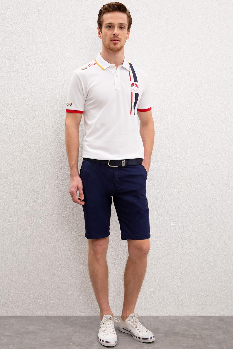 Erkek Lacivert Dokuma Şort