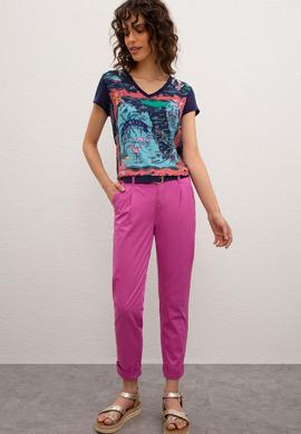 Kadın Menekşe Pantolon - 50202678036