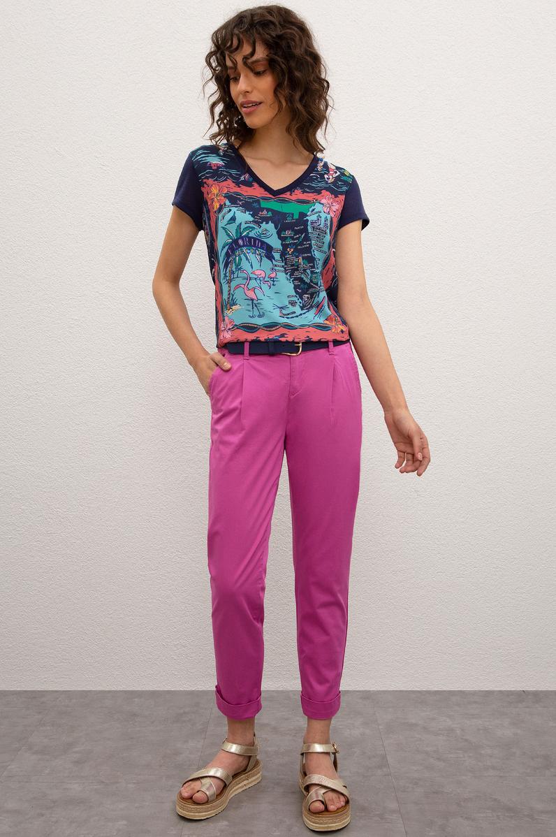 Kadın Menekşe Pantolon