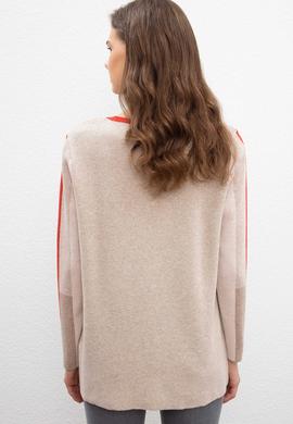 Kadın Beyaz Triko Kazak - 50206774010