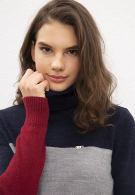 Kadın Lacivert Triko Kazak - 50206830017