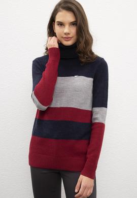 Kadın Lacivert Triko Kazak - 50206830017