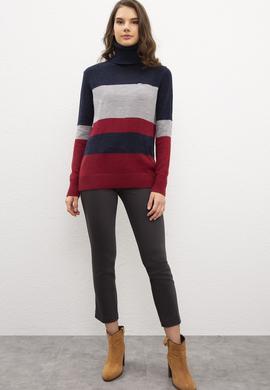 Kadın Lacivert Triko Kazak - 50206830017