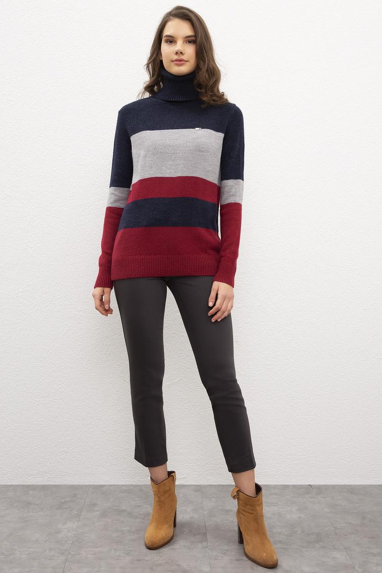 Kadın Lacivert Triko Kazak - 50206830017