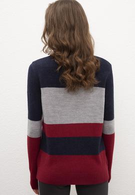 Kadın Lacivert Triko Kazak - 50206830017