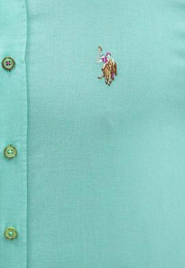 Erkek Yeşil Gömlek Uzunkol Basic - 50200420049