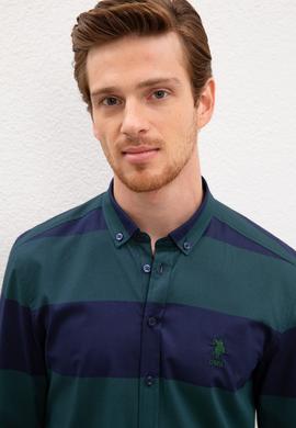 Erkek Yeşil Gömlek Uzunkol - 50208683012