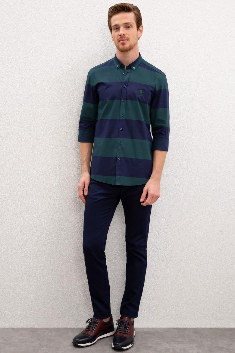 Erkek Yeşil Gömlek Uzunkol - 50208683012