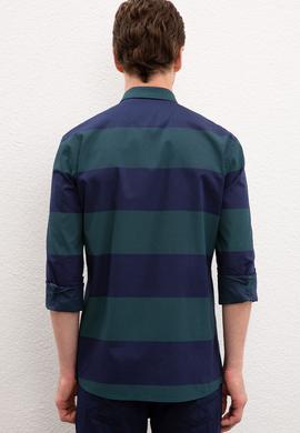 Erkek Yeşil Gömlek Uzunkol - 50208683012