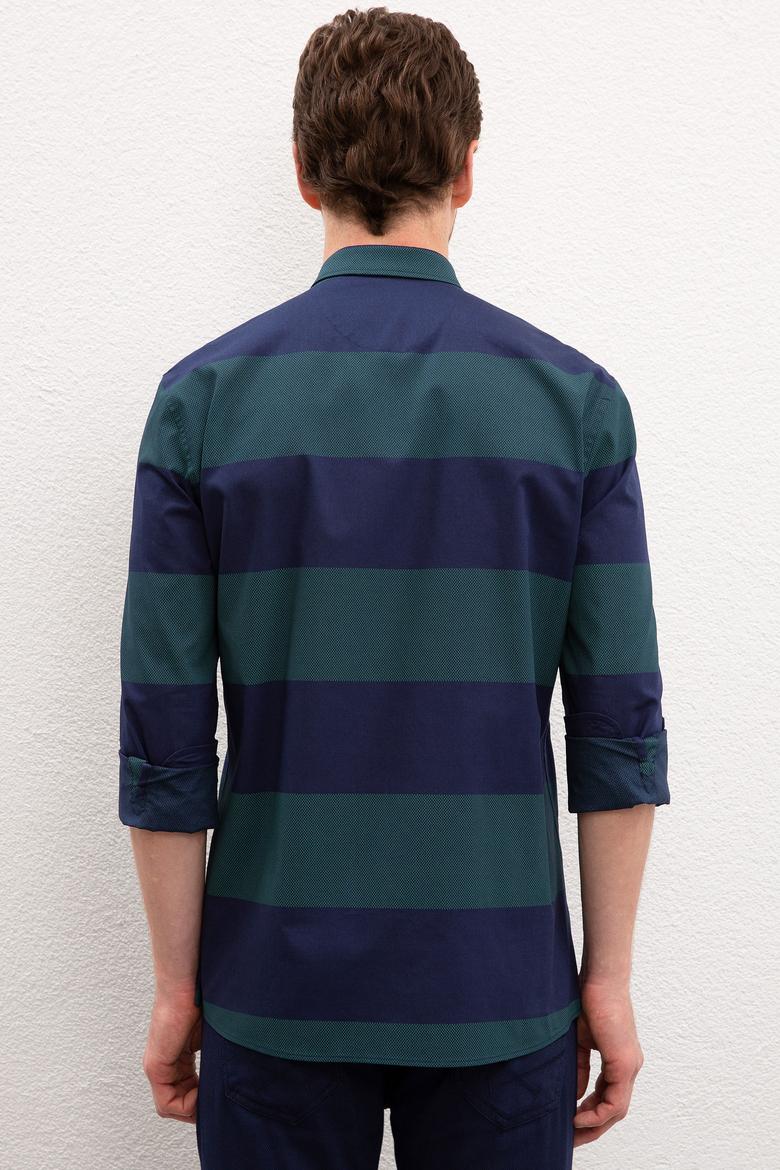 Erkek Yeşil Gömlek Uzunkol - 50208683012