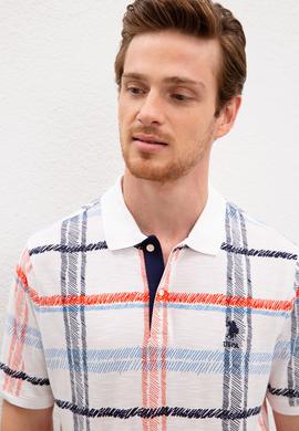 Erkek Beyaz Polo Yaka Tişört - 50218881008