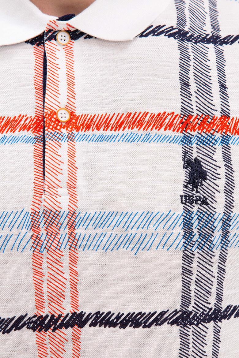 Erkek Beyaz Polo Yaka Tişört - 50218881008