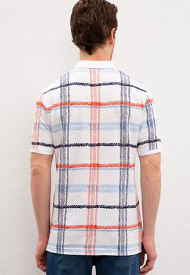 Erkek Beyaz Polo Yaka Tişört - 50218881008