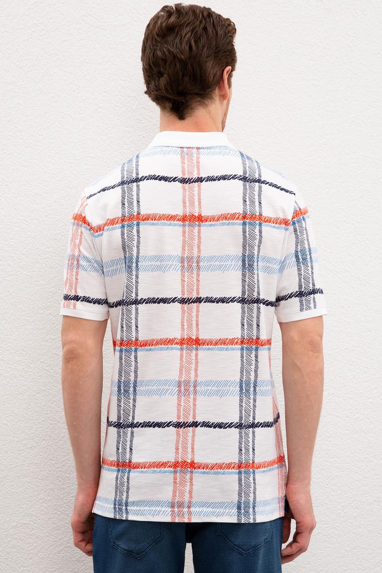 Erkek Beyaz Polo Yaka Tişört - 50218881008