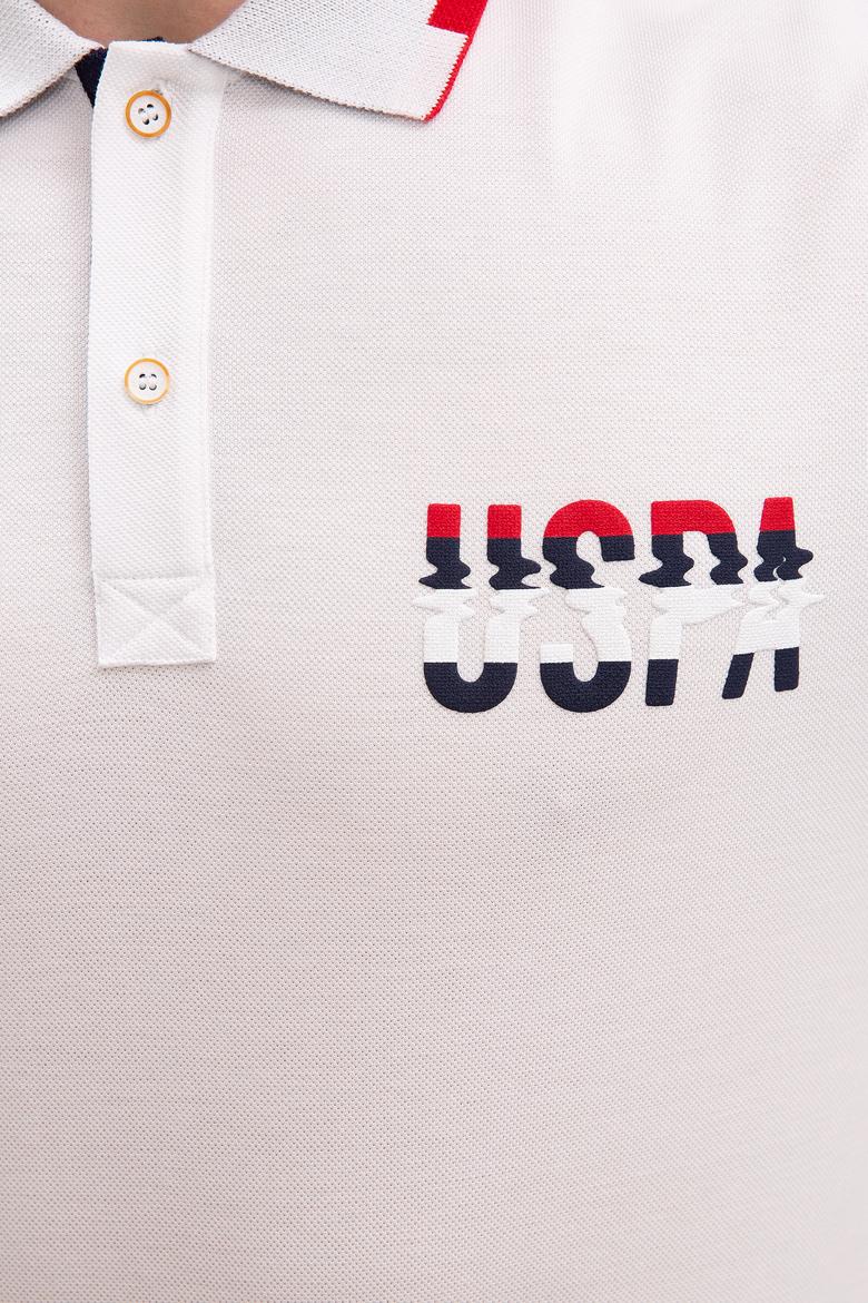 Erkek Beyaz Polo Yaka T-Shirt - 50219169004