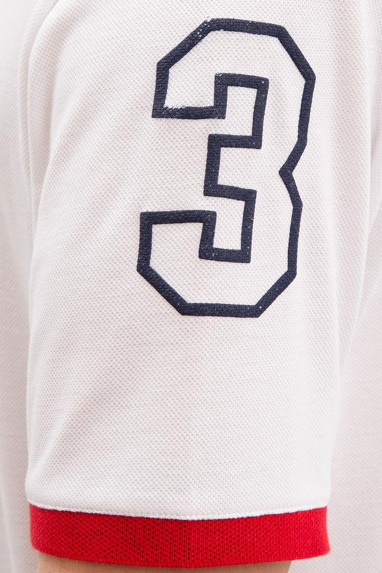 Erkek Beyaz Polo Yaka T-Shirt - 50219169004