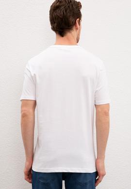 Erkek Beyaz T-Shirt - 50219185016