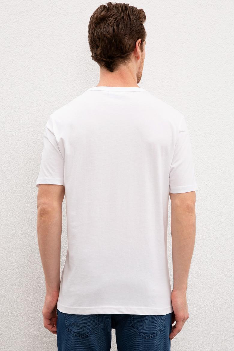 Erkek Beyaz T-Shirt - 50219185016