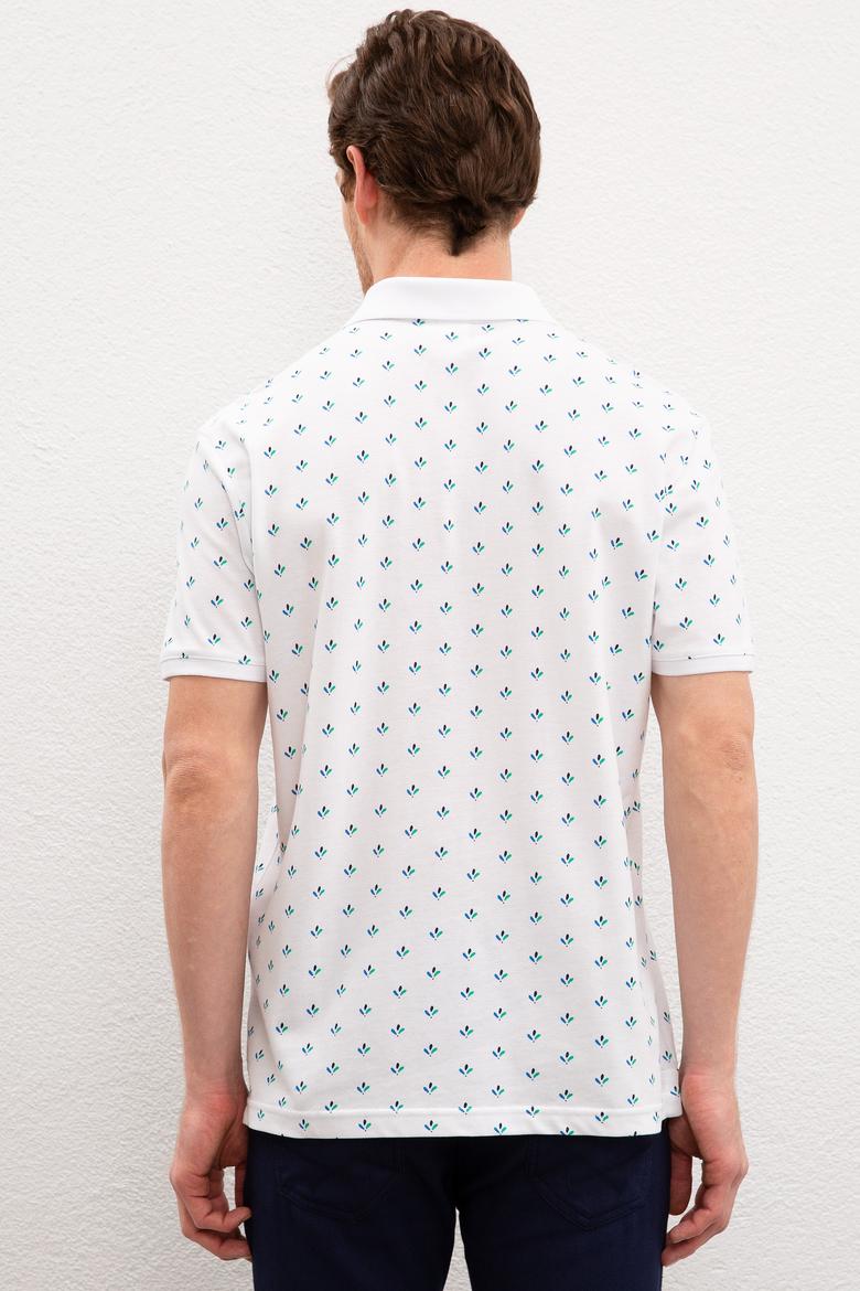 Erkek Beyaz Polo Yaka Tişört - 50219192018