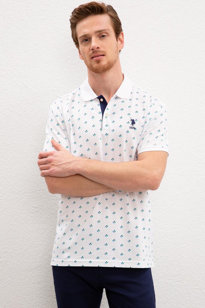 Erkek Beyaz Polo Yaka Tişört