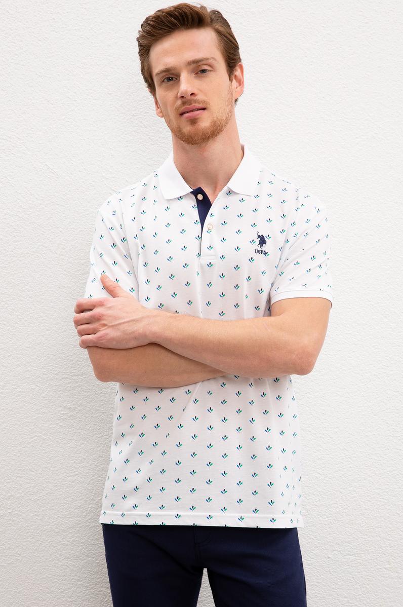 Erkek Beyaz Polo Yaka Tişört