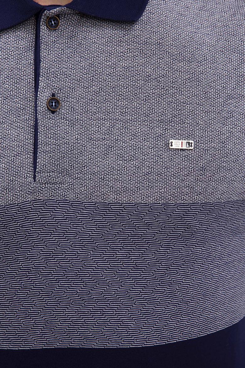 Erkek Lacivert Polo Yaka Tişört - 50219241011