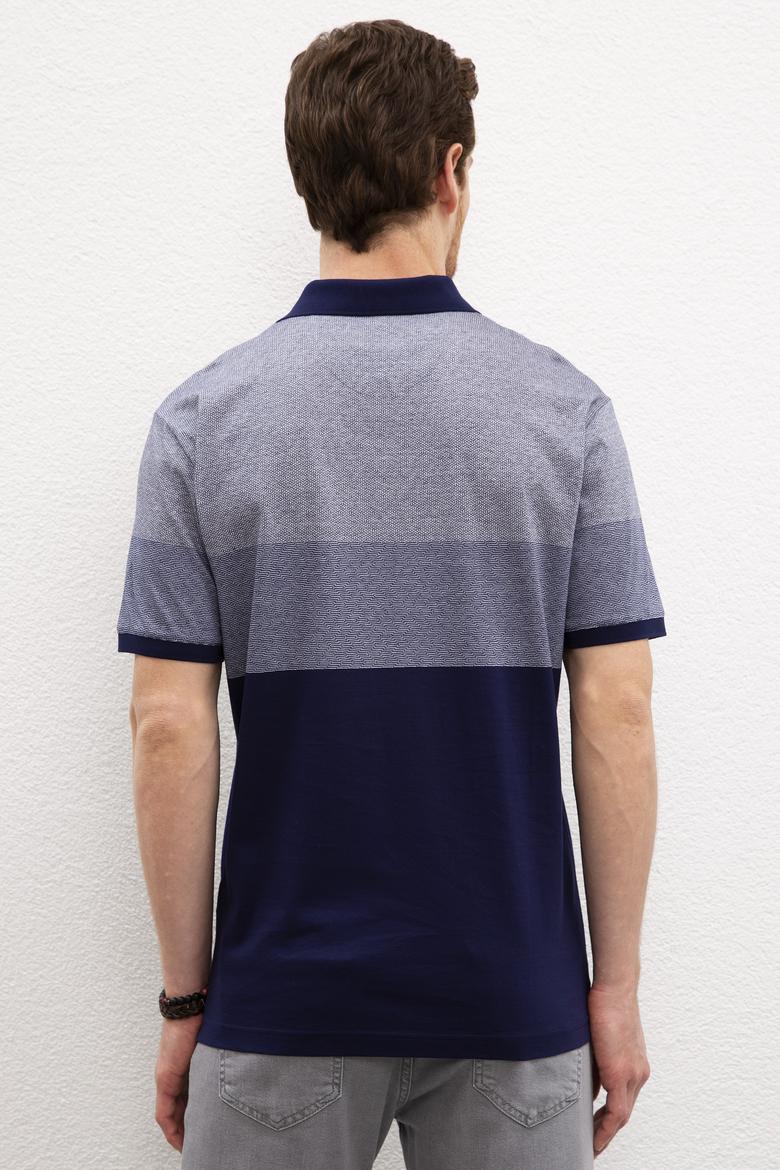 Erkek Lacivert Polo Yaka Tişört - 50219241011