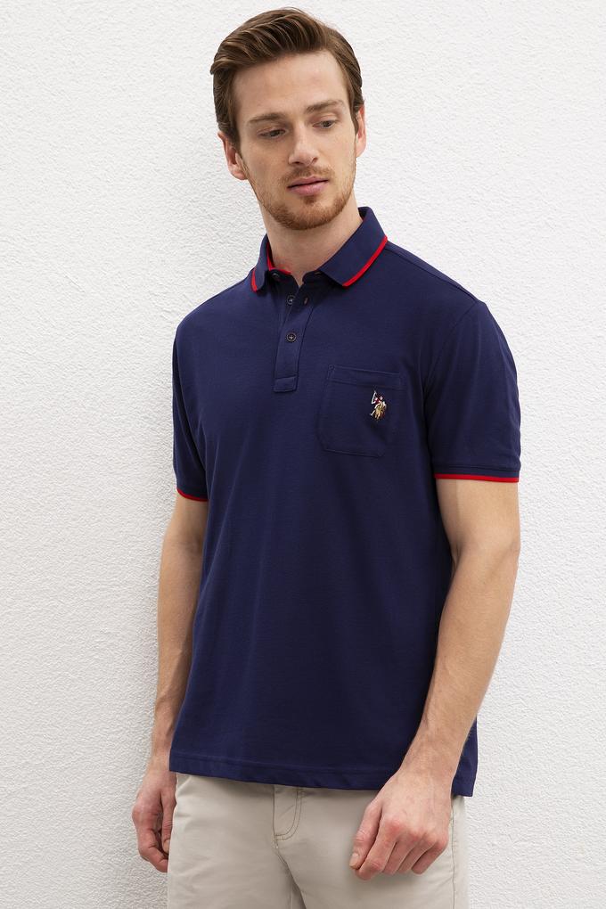 Erkek Lacivert Polo Yaka T-Shirt