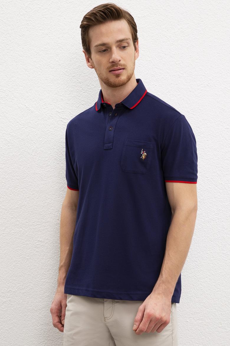 Erkek Lacivert Polo Yaka T-Shirt
