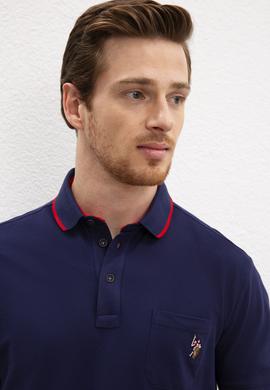 Erkek Lacivert Polo Yaka T-Shirt - 50224446011